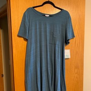 2XL Slate Blue Swing Dress - NWT